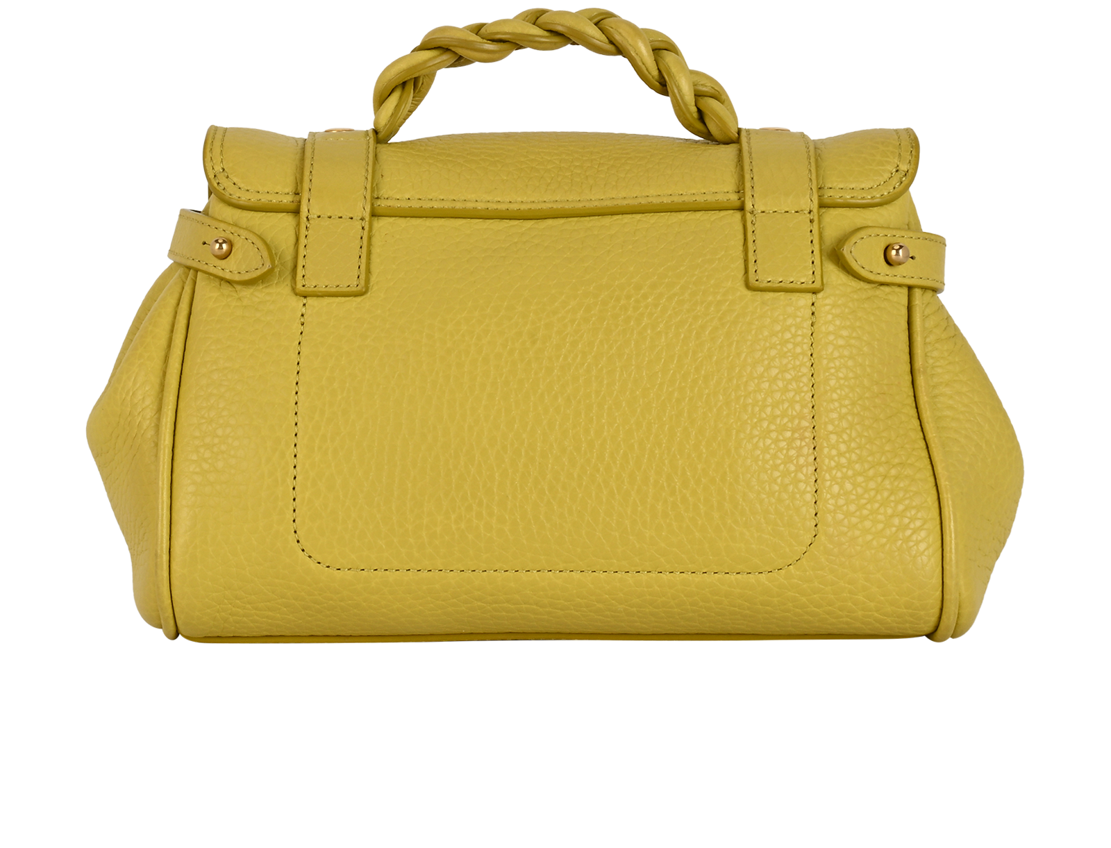 Mini Alexa Satchel, &pound;475, Handbags, Green, Leather, Back view